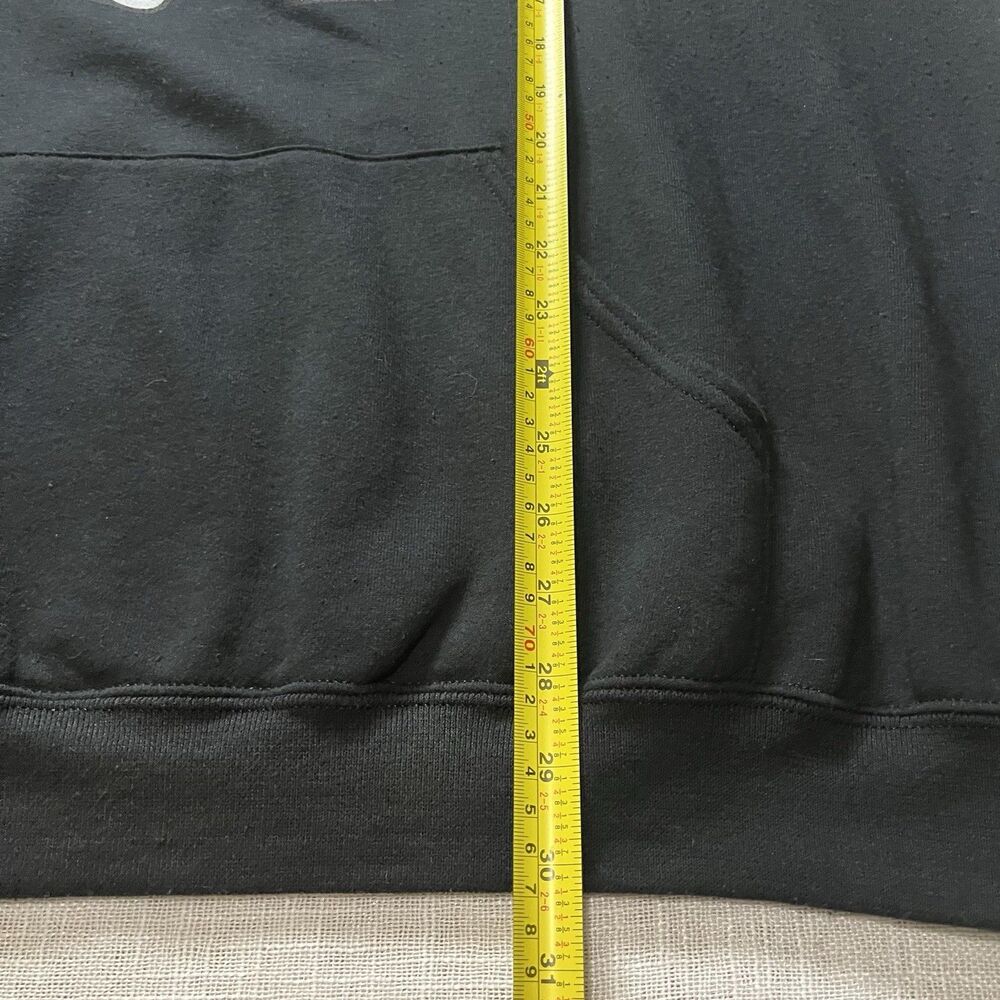 Sanrio My Melody Kuromi Hoodie Sweatshirt XL Black Kangaroo Pocket Oversize Y2K - Picture 11 of 12
